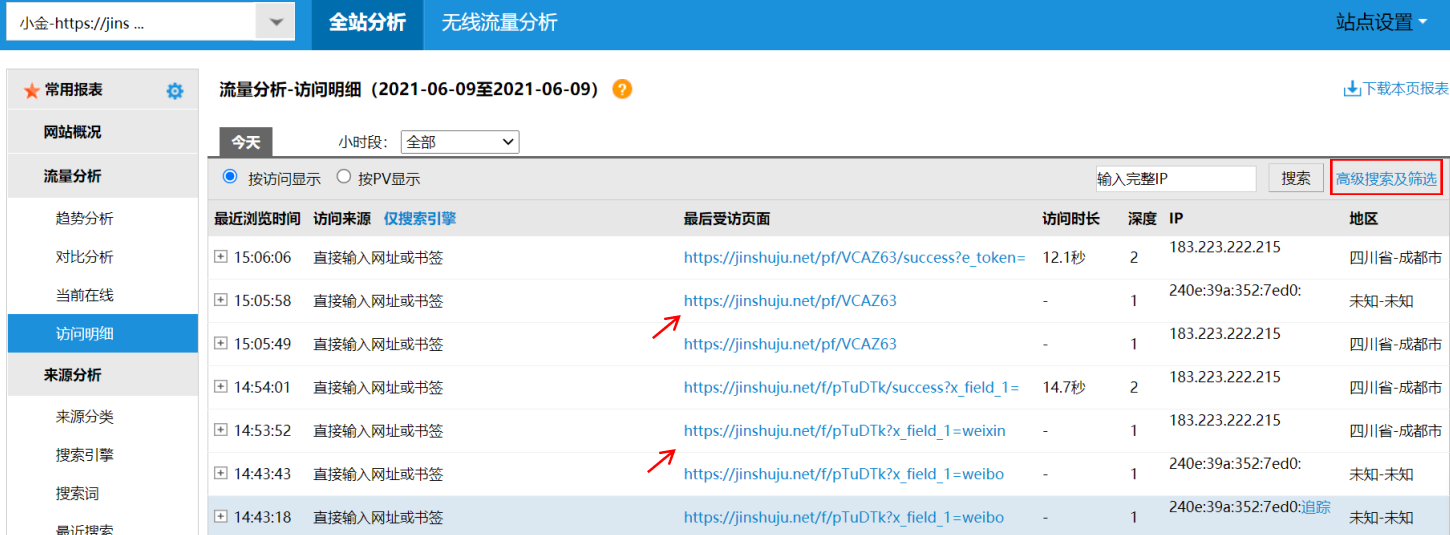 网站访问统计信息_网站访问统计_统计访问网站的数据