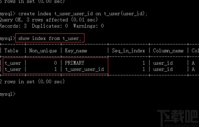 mysql创建唯一索引语句_唯一索引mysql_建立唯一索引sql